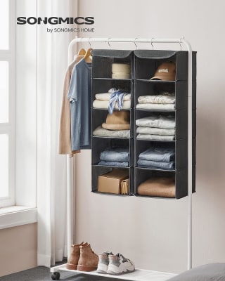 Songmics Garderobe Kleding Organiser 2 stuks voor €19,59 bij Amazon NL