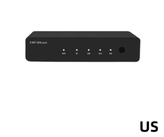HiFiMuse R20 receptor de Audio inalámbrico WiFi Bluetooth adaptador de música Hi-Fi para el hogar AirPlay DLNA Spotify reproductor a solo por 70,69€
