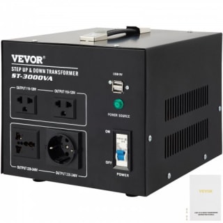 Convertidor de Transformador de Voltaje de 3000 VA por 73,99€