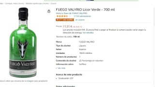 Licor Verde Fiego Valyrio 700ml por 11.31€