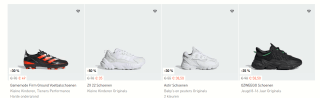 Adidas outlet tot 50% korting op schoenen