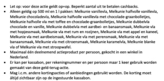 Gratis pak Melkunie - vla na cashback