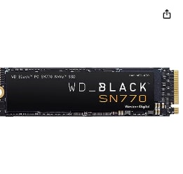 SSD interne WD_BLACK SN770 2 To à 99,99€