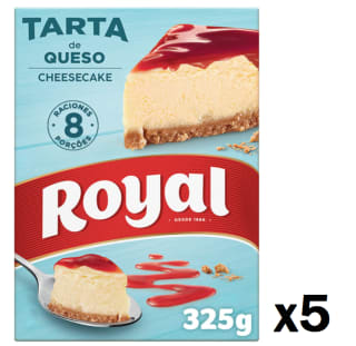 5 Paquetes de Royal Cheesecake Tarta de Queso con Cobertura de Fresa por 12.62€