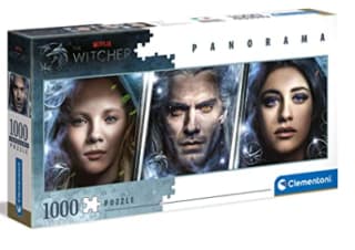 puzle de 1000 piezas panorámico  The Witcher marca Clementoni por 8,82€ (Miravia 8,21€)