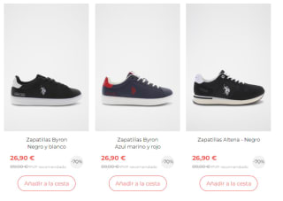 Zapatillas US Polo desde solo 26,90€