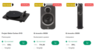 2e product halve prijs bij iEar