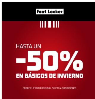 Rebajas de hasta -50% en Foot locker