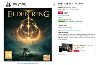 Elden Ring (PS5) voor €27,99 bij Amazon