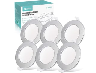 6 LED empotrables 6W blanco cálido 3000K por solo 13,49€