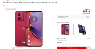 Móvil Motorola G84 256GB+12GB RAM por 194.22€