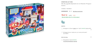 Set de juguete Explosión en la Mansión Pinypon Action por 16.87€