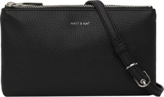 Matt & Nat Triplet Purity Crossbody Bag black voor €30 bij Bol
