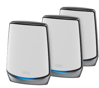 Netgear Orbi Wifi 6 Mesh Systeem 3-pack RBK853-100EUS voor €599 bij iBOOD