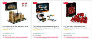 De 2 Lego set voor de halve prijs bij Cdiscount
