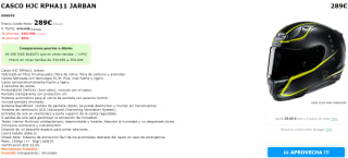 Casco de Moto HJC RPHA11 Jarban por 289€