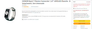 HONOR Band 7 à 57,23€