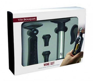 Set Descorchador VB VIN BOUQUET sacacorchos de Giro y bomba FI 003 por 5,99€