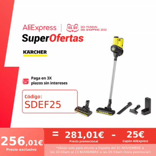 Karcher VC 6 Cordless ourFamily Aspiradora sin Cable con Estación de Carga