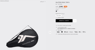 Paletero Padel Tenth por 2,99€