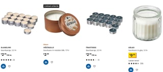 2+1 gratis op alle geurkaarsen met IKEA Family