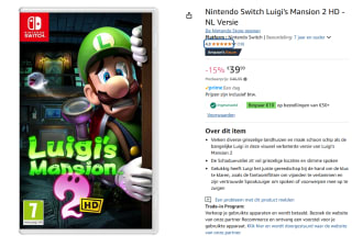 Luigi's Mansion 2 HD | Nintendo Switch voor €39,99 bij Amazon