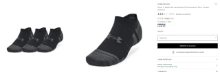 Pack 6 pares de calcetines Performance Tech Under Armour por 7,13€