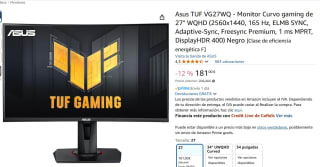Monitor 27" Asus TUF VG27WQ por 181€