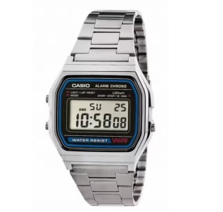 Reloj Casio Unisex 100% original Plateado A-158WA1R Vintage por 21,59€ (Nuevos usuarios por 9,59€)