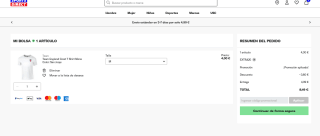 Camiseta de manga corta Team England Crest por 3,20€