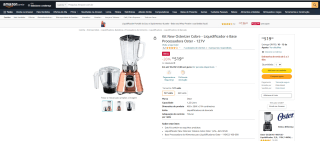 Kit de Liquidificador e Base Processadora da Oster - R$ 519