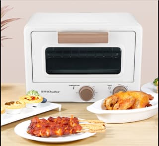 Four Electrique - 12L, 1000W, 60 minutes Timer, M-Shaped Heating Evenly 0-200°C à 12,99€