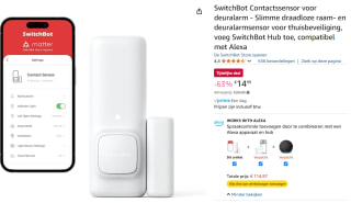 SwitchBot slimme bewegingssensor Contact Sensor voor €14,99 bij Amazon