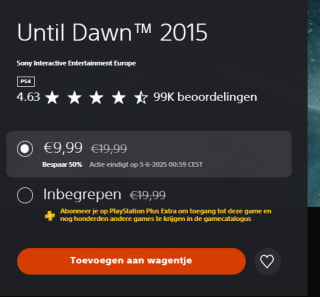 Until Dawn™ 2015 voor €9,99 in de Playstation Store
