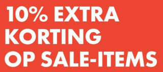 50% + 10% extra kassakorting op sale bij WE Fashion