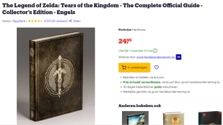 The Legend of Zelda: Tears of the Kingdom The Complete Official Guide voor €24,95 bij Bol.com