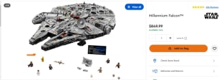 LEGO Star Wars 75192 : Millennium Falcon - Ultimate Collector Series à 817,50€