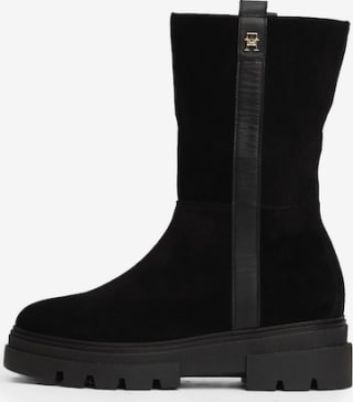 Tommy Hilfiger zwarte enkellaarsjes voor €107,40