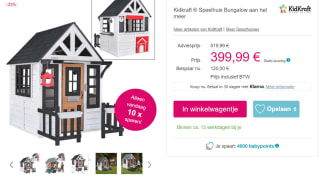 Kidkraft Speelhuis Bungalow aan het meer voor €399,99 bij PinkorBlue