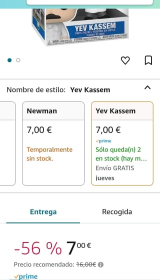 Funko POP! TV: Seinfeld - Yev Kassem por 7€.