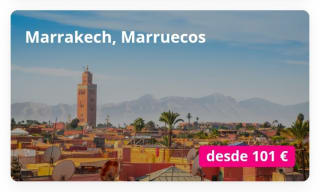 Marrakech 3 días con Vuelos desde 101€.