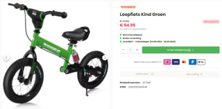 Rennmeister loopfiets voor 54,95 bij Deubaxxl