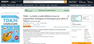 La boîte à outils : Stratégies et techniques pour gérer le TDA/H Format Kindle (Dématérialisé) à 2,99€