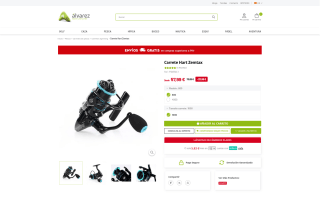 Carrete Hart Zemtax 800 tamaño 1000 por 57,99€