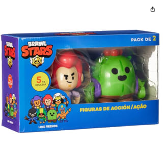 Brawl Stars Bizak - Figura de acción Pack 2 en caja Colt + Spike por 9.25€