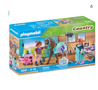 PLAYMOBIL Veterinario con Caballos Country por 11.99€