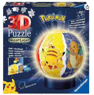 Ravensburger 3D Puzzle Pokémon nachtlampje voor €11,59 bij Amazon.nl