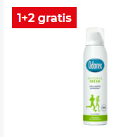 2+1 gratis op Odorex deodorant bij Hoogvliet