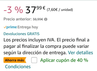 5 packs bombilla Inteligente LED GU10 SL2 de 6W Compatible Con Google Home/Alexa por 22,79€