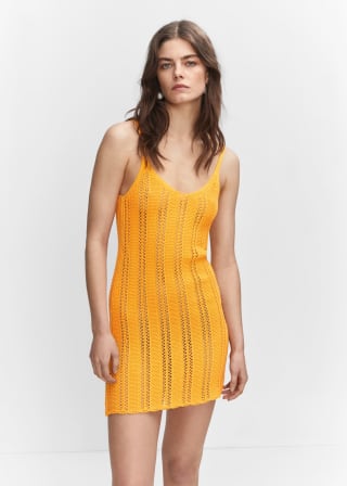 Vestido punto detalle calado para Mujer por 4.99€